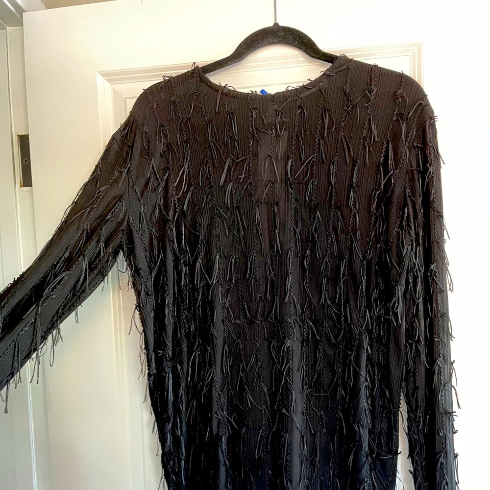 Black dress with detail